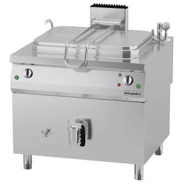Ozti 7855N11090803 Boiling Pan Indirect Gas 250 Lt  Rectangular