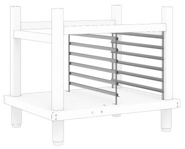 Electrolux Professional Tray Support for 6 & 10 1/1GN Combi Oven Bases - 922690