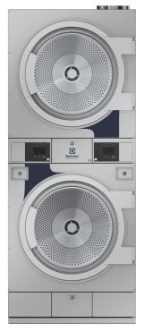 Electrolux Professional Stacked TD6-17S 17Kg Gas Tumble Dryers - Moisture Balance