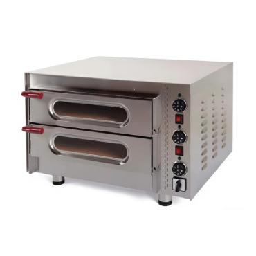 Kingfisher Little Italy 50/2 Twin Deck Pizza Oven, 8 X 8