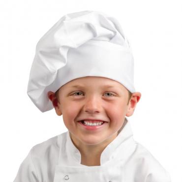 Whites A677 Childrens Unisex Chef hat white.