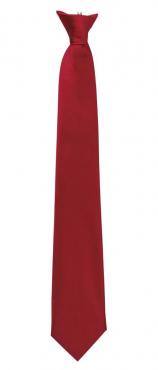 A724 Clip-On Tie Burgundy