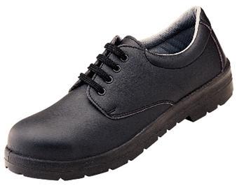Lites Safety Lace Up Shoe Black - A844