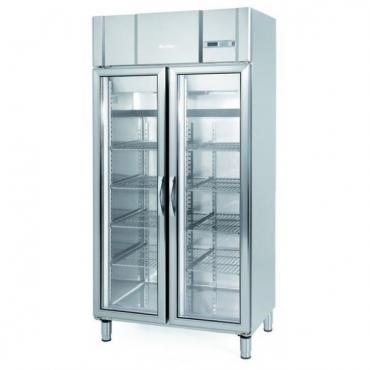 Infrico AGN600CR 2/1GN Hinged Double Door Display Fridge