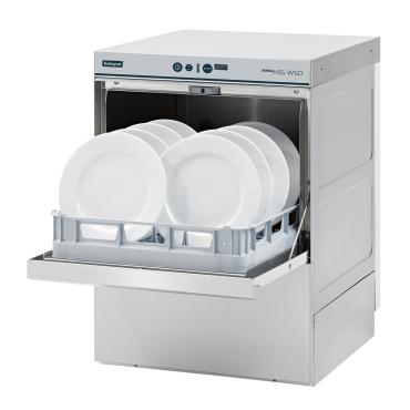 Halcyon Amika AMH55WS 500mm Commercial Dishwasher - Drain Pump & Integrated Softener
