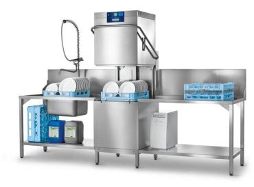 Hobart Profi AMXRW-10B Commercial Passthrough Dishwasher with Drain Heat Recovery System