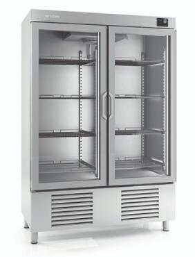 Infrico AN1002BT-CR 2/1GN Double Door Display Freezer
