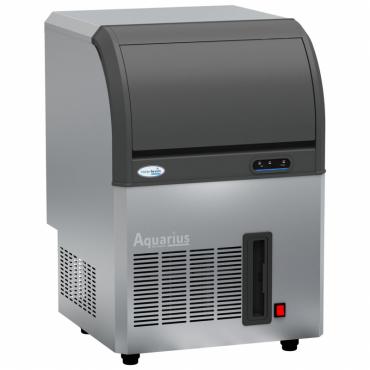Interlevin Aquarius AQ60 SS Commercial Ice Maker - 62Kkg/24hr - 22kg Bin