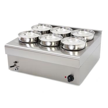 Archway 6PW/E Electric Wet Well Bain Marie - 6 x 4.5ltr Round Pots