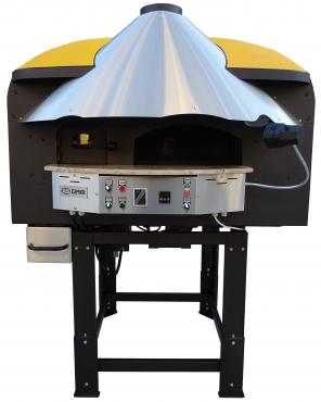 AS Term MIX85RK Wood-Gas Fired Rotating Base Pizza Oven 4 x 12