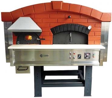 AS Term MIX120R Wood-Gas Fired Rotating Pizza Ovens