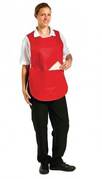 Tabard With Pocket Red - B042