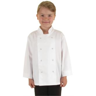 B125 Whites Childrens Chef Jacket White L