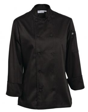 Chef Works B137 Marbella Womens Executive Chefs Jacket Black