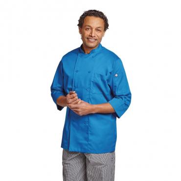 Chef Works B178 Unisex Chefs Jacket Blue