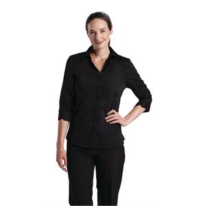 Uniform Works Ladies Shirt Black. Small - B314-S