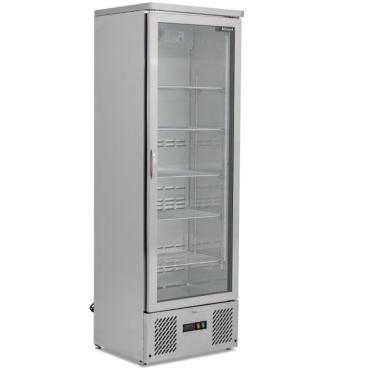 Blizzard BAR10SS Upright Silver Single Door Bottle Cooler