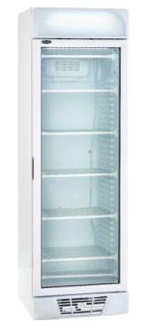 Sterling Pro Green BBVF372-HC Upright Glass Single Door Display Freezer, 382 Litres