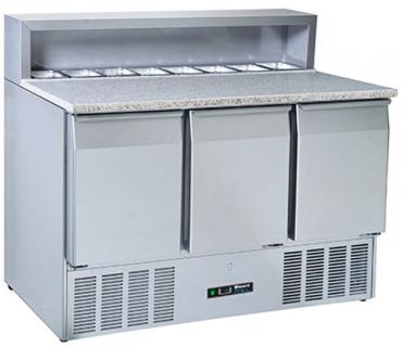 Blizzard BCC3PREPGRANITE-ECO Refrigerated Pizza Prep Counter