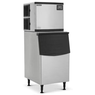 Blizzard BIM160 High Capacity Ice Machine and Storage Bin 159kg/24hr