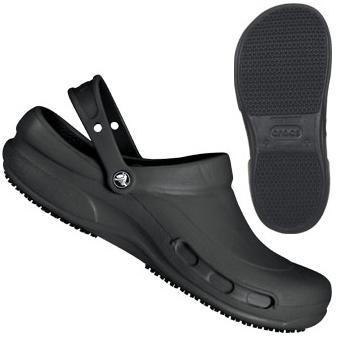 Crocs Black Bistro Clogs - A946
