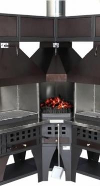 PEVA BL Corner Charcoal Brazier Unit