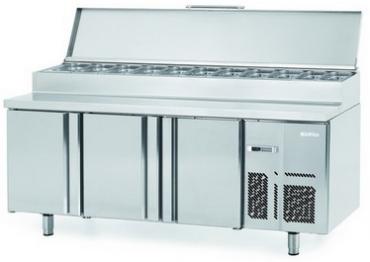 Infrico BMPP2000EN Commercial 3 Door Refrigerated Prep Counter 