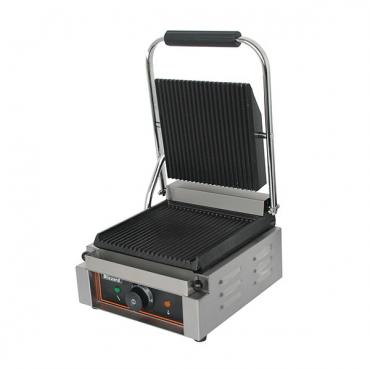 Blizzard BRRCG1 Commercial Single Contact Grill - Ribbed Top & Bottom