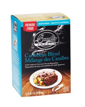Bradley Smoker BTCB48 Caribbean Blend Premium Bisquette - 48 Pack