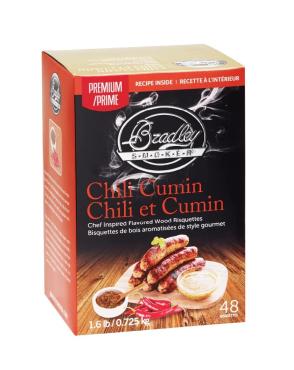 Bradley Smoker BTCC48 Chili Cumin Premium Bisquette - 48 Pack