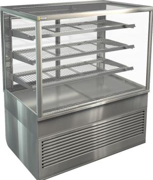 Cossiga Refrigerated Freestanding Solid Front Glass With Rear Sliding Doors BTGRF12