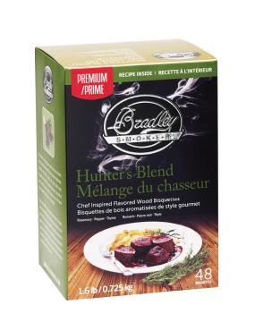 Bradley Smoker BTHB48 Hunters Blend Premium Bisquette - 48 Pack