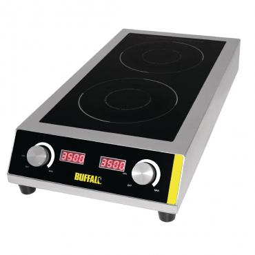 Buffalo GF239 Heavy Duty Electric Double Induction Hob