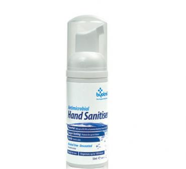 Byotrol Hand Mousse Sanitiser - 50ml Hand Dispenser 50ml (Pack of 6)
