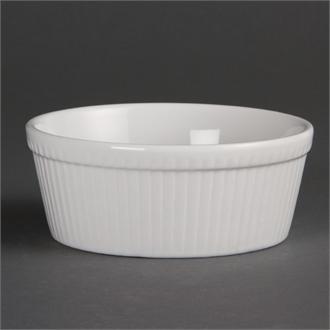 C042 Olympia Whiteware Round Pie Dishes 134mm