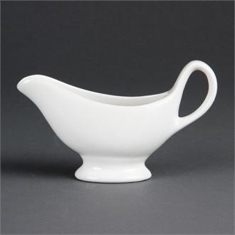 C243 Olympia Whiteware Gravy Boats 215ml 7.5oz