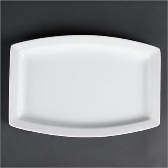 C361 Olympia Whiteware Rectangular Plates 320mm