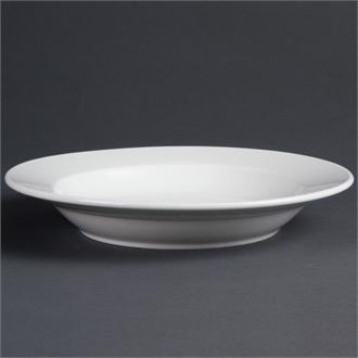 C363 Olympia Whiteware Deep Plates 270mm