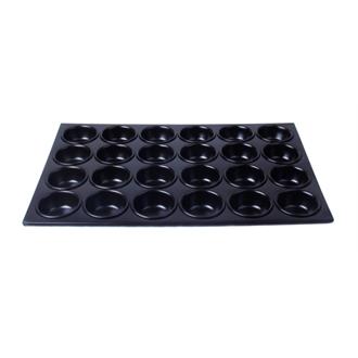 C564 Vogue Aluminium Non-Stick 24 Cup Muffin Tray