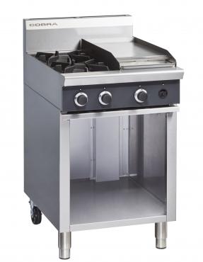 Blue Seal C6C Cobra Series 2 Burner/300mm Griddle Cooktop
