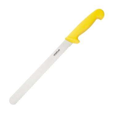 Hygiplas Serrated Slicer Yellow 25.5cm/10-inch  C810