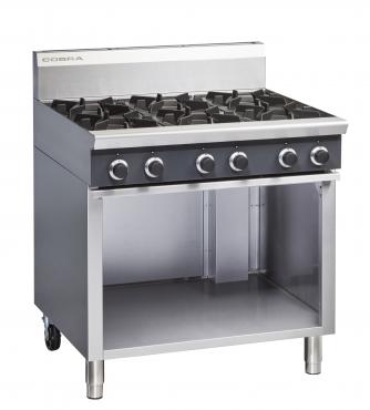 Blue Seal C9D Cobra Series 6 Burner Cooktop