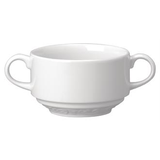 CA262 Churchill Chateau Blanc Handled Consomme Bowls 280ml