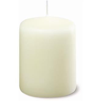 CB021 Ivory Pillar Short 3inch Candle