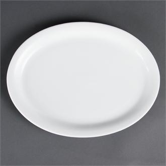 CB484 Olympia Whiteware Oval Platters 295mm