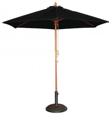 CB517 Bolero Round Parasol 3m Diameter Black 