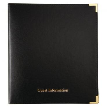 CB586 Black Guest Information Folder