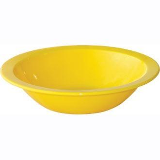 Kristallon Polycarbonate Bowls Yellow 172mm x 12