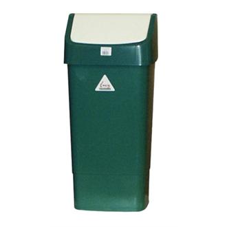 SYR CC081 Swing Lid Bin Green 50Ltr