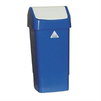 SYR CC082 Swing Lid Bin Blue 50Ltr